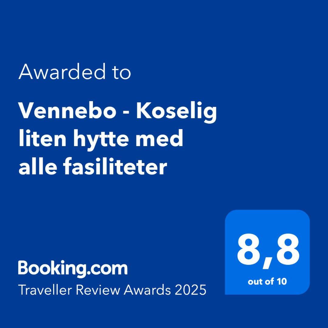 Vennebo - Koselig Liten Hytte Med Alle Fasiliteter Al Kültér fotó