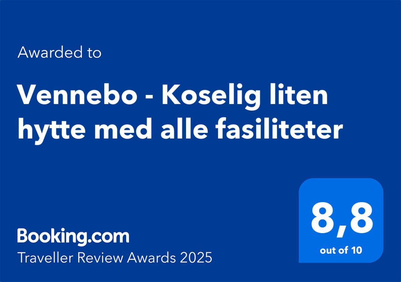 Vennebo - Koselig Liten Hytte Med Alle Fasiliteter Al Kültér fotó